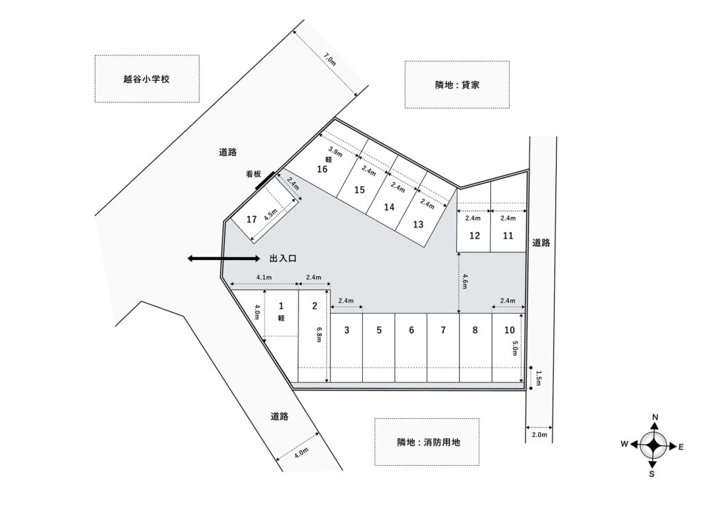 場内図 | 上野駐車場