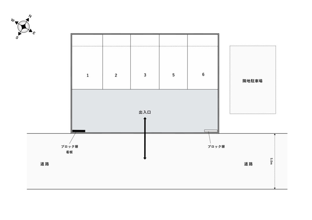場内図 | 久喜東３丁目大栄駐車場