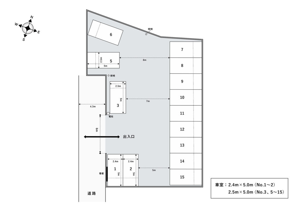 場内図 | 太田窪４丁目大栄駐車場