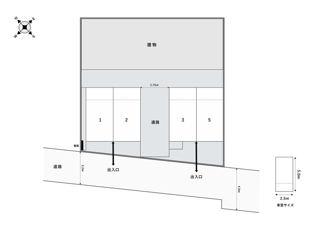 場内図 | 川越的場大栄駐車場