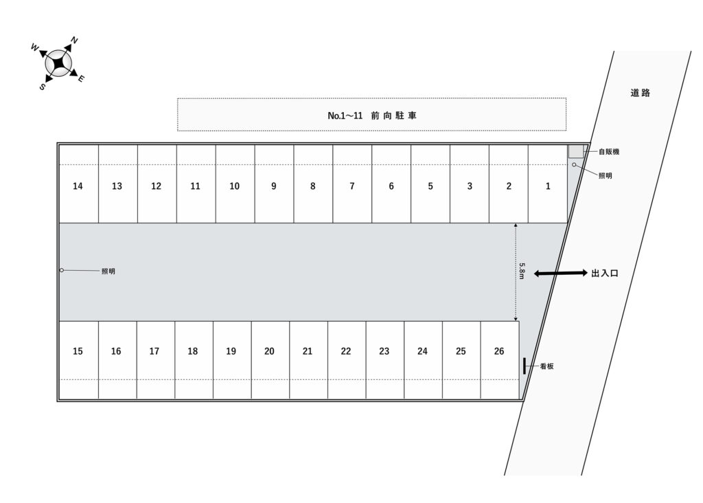 場内図 | 東浦和３丁目大栄駐車場