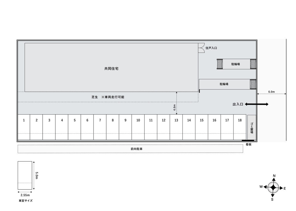 場内図 | 越谷瓦曽根３丁目大栄駐車場