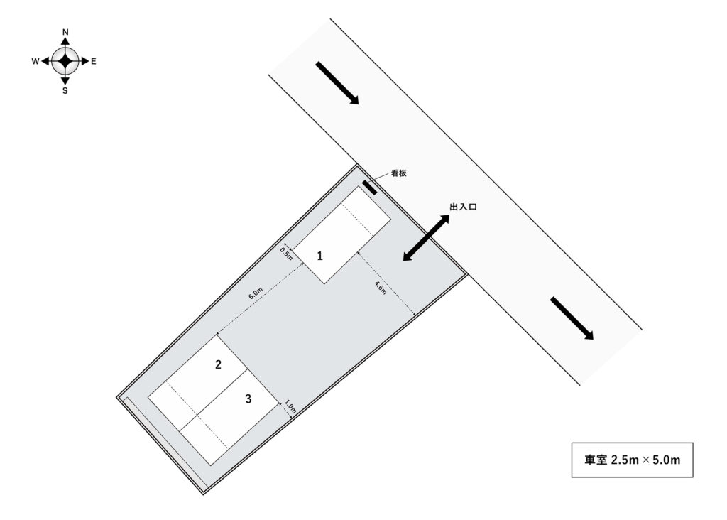 場内図 | 桶川南１丁目大栄駐車場