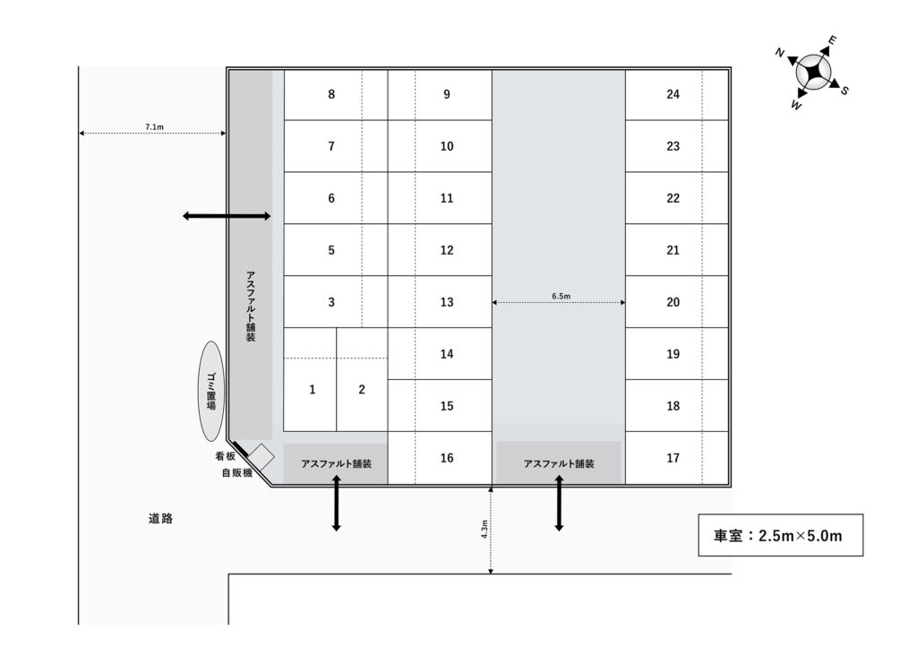 場内図 | 伊興本町２丁目大栄駐車場