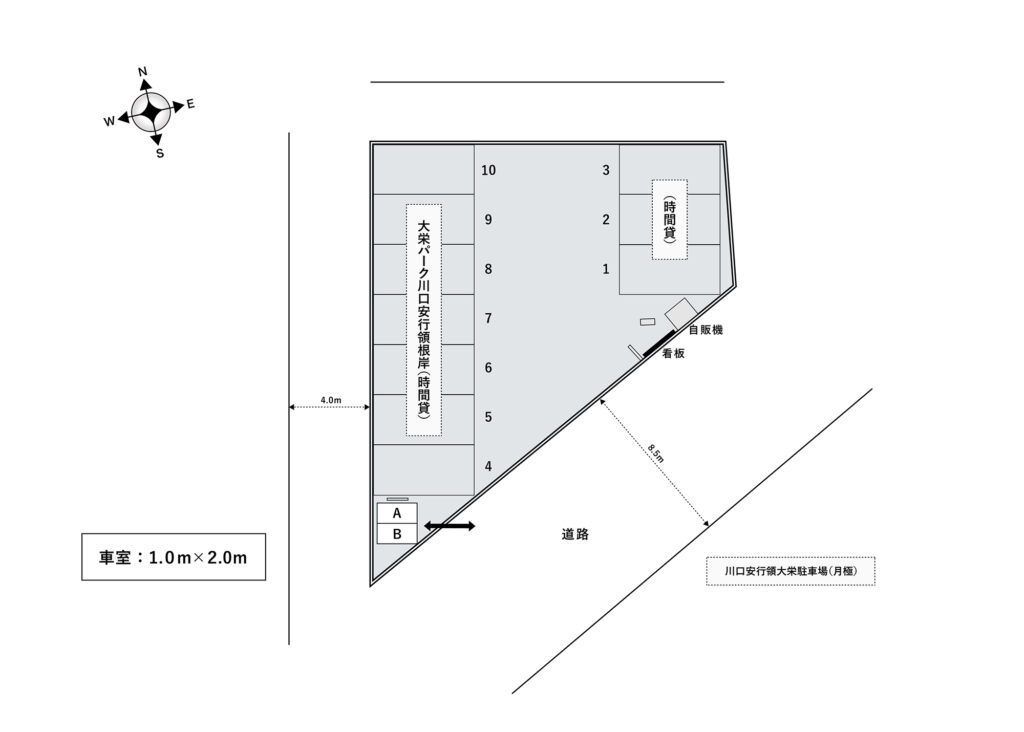 場内図 | 大栄パーク川口安行領根岸（バイク）